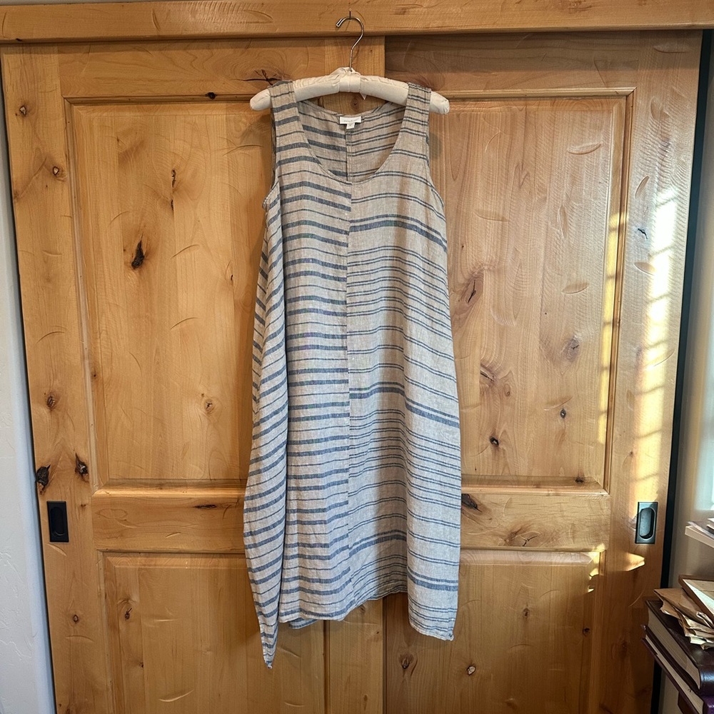 J Jill Pure Linen Loose fit Dress Sz M